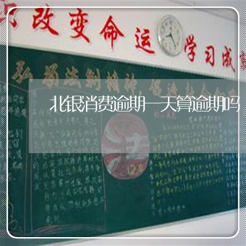 北银消费逾期一天算逾期吗/2023061072946 北银消费逾期一天算逾期吗/2023061072946