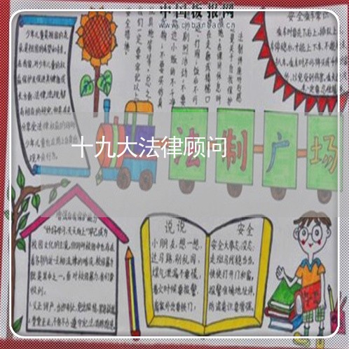 十九大法律顾问/2023061795169 十九大法律顾问/2023061795169