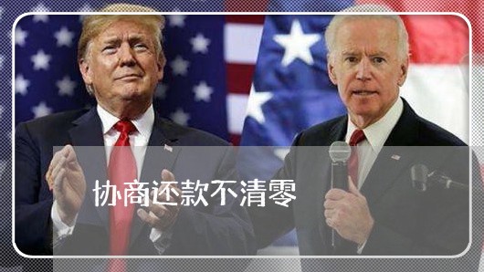 协商还款不清零/2023110635915