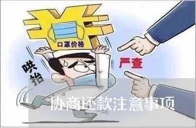 协商还款注意事项/2023070827039