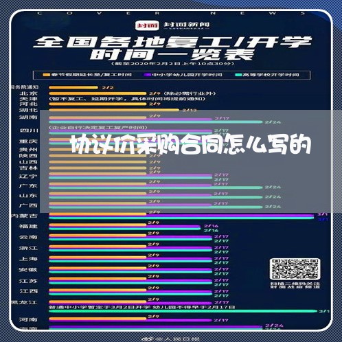 协议价采购合同怎么写的/2023041605938