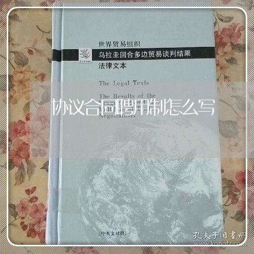 协议合同聘用制怎么写/2023022620727