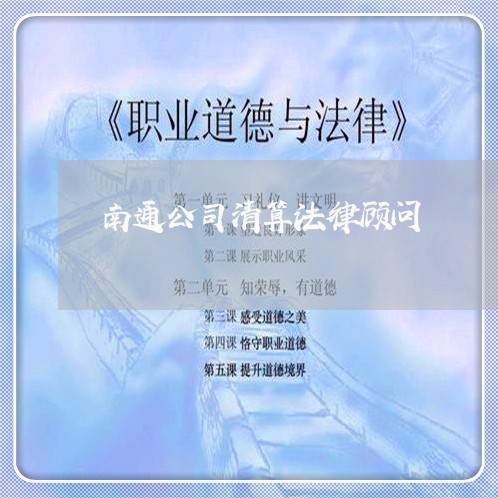 南通公司清算法律顾问