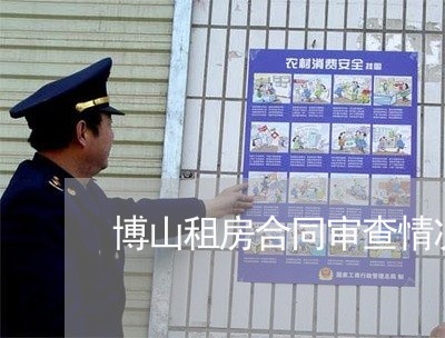 博山租房合同审查情况怎么写/2023041674969
