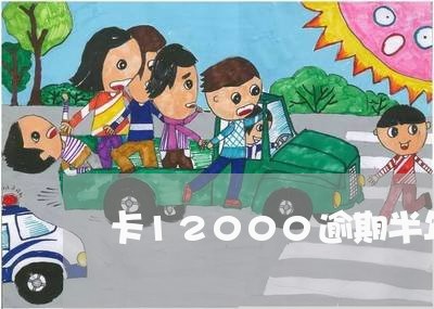 卡12000逾期半年