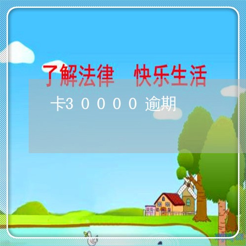 卡30000逾期