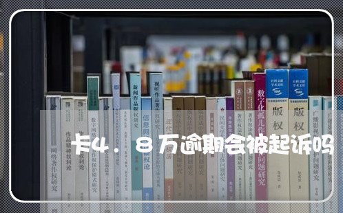 卡4.8万逾期会被起诉吗