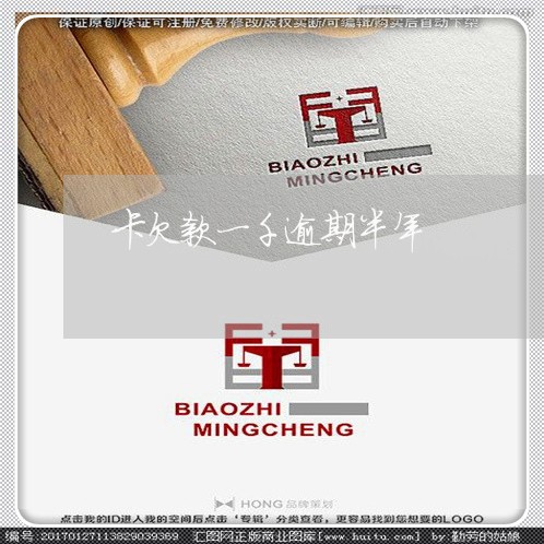 卡欠款一千逾期半年