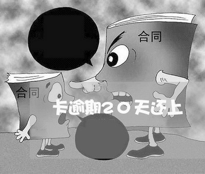 卡逾期20天还上