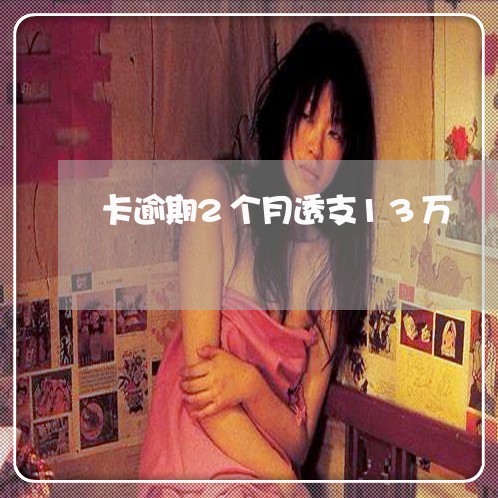 卡逾期2个月透支13万