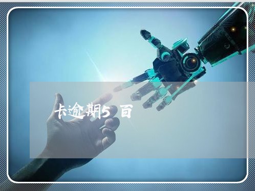 卡逾期5百