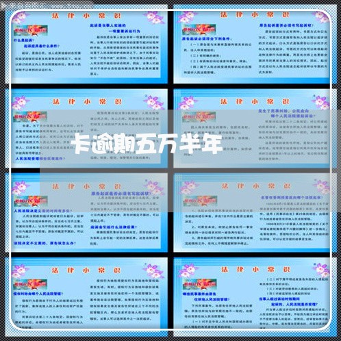 卡逾期五万半年