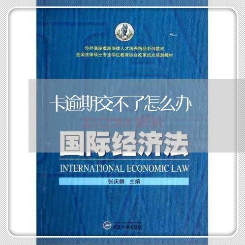 卡逾期交不了怎么办