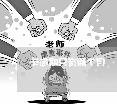 卡逾期只有两个月