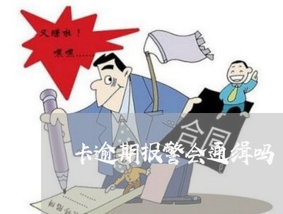 卡逾期报警会通缉吗/2023022895947