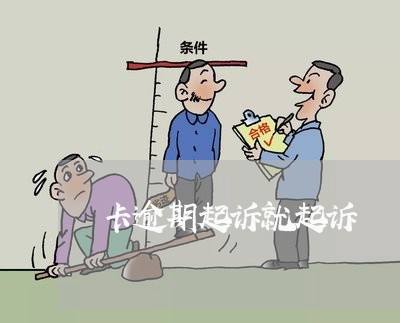 卡逾期起诉就起诉