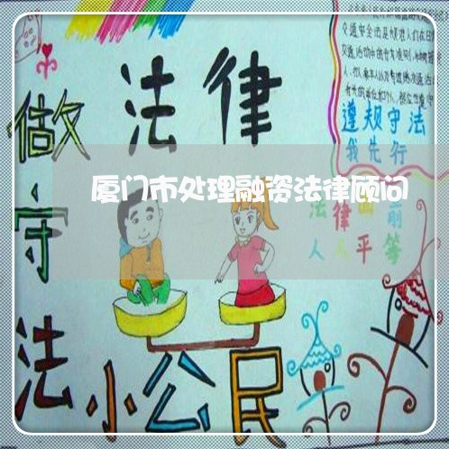 厦门市处理融资法律顾问/2023061940482
