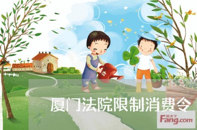 厦门法院限制消费令 厦门法院限制消费令