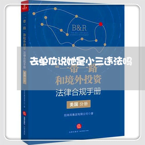 去单位说她是小三违法吗 去单位说她是小三违法吗