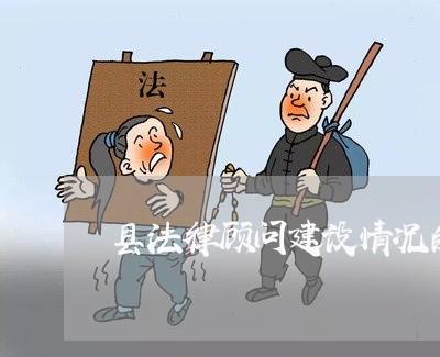 县法律顾问建设情况的汇报