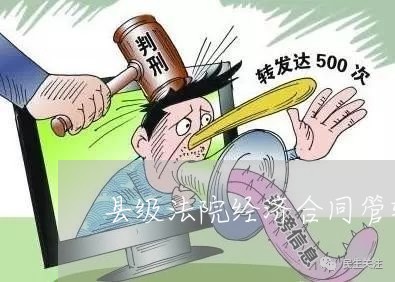 县级法院经济合同管辖权限规定 县级法院经济合同管辖权限规定