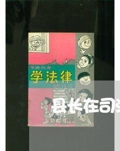 县长在司法行政工作讲话