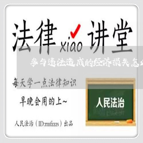 参与违法造成的经济损失怎么办