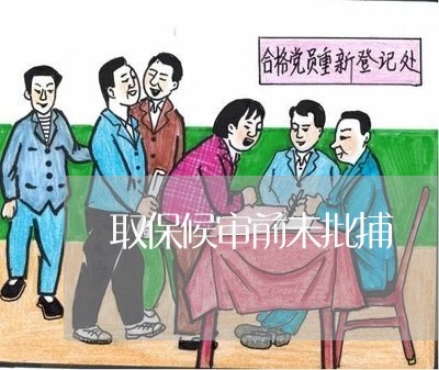 取保候审前未批捕/2023042385036