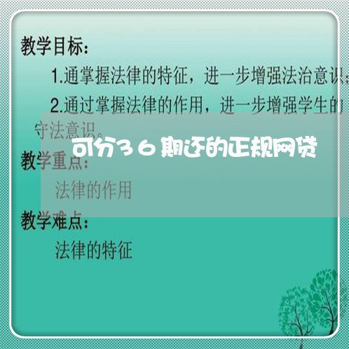 可分36期还的正规网贷/2023120783806