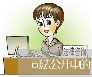 司法公开中的个人隐私保护