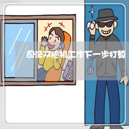 司法双随机工作下一步打算 司法双随机工作下一步打算