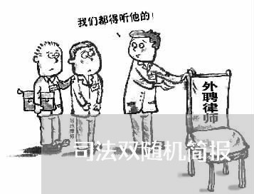 司法双随机简报 司法双随机简报