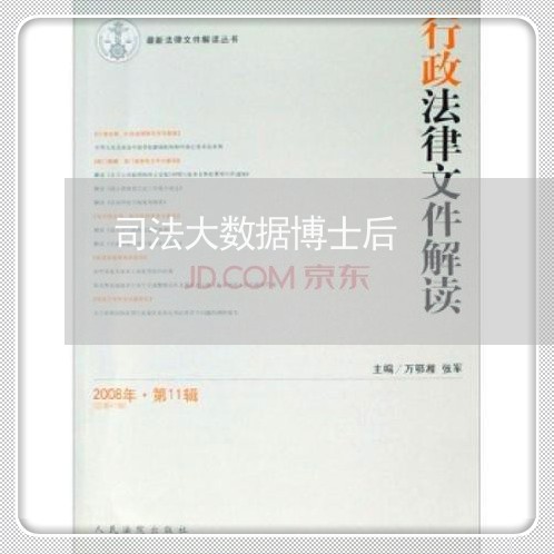 司法大数据博士后