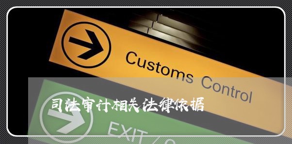 司法审计相关法律依据