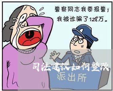 司法建议如何整改