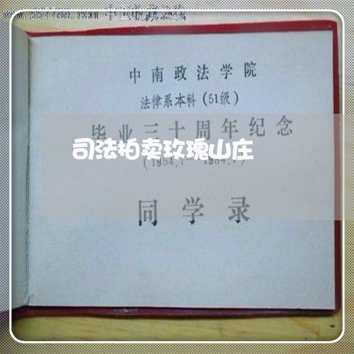 司法拍卖玫瑰山庄