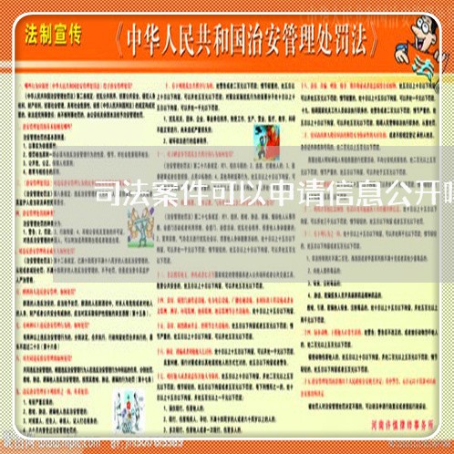 司法案件可以申请信息公开吗 司法案件可以申请信息公开吗