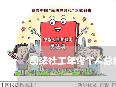 司法社工年终个人总结 司法社工年终个人总结