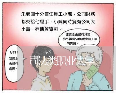 司法类职业大学