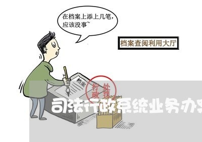 司法行政系统业务办案情况报告