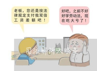 司法解析天眼查