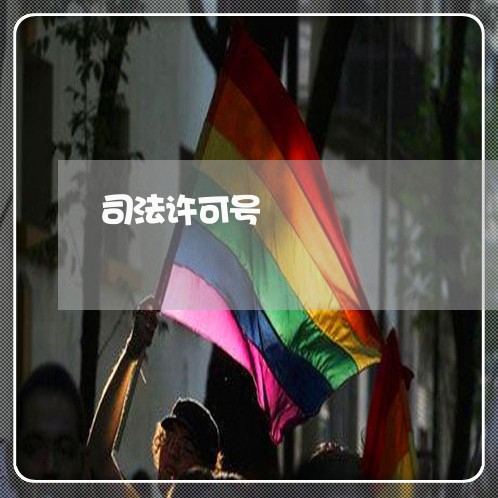 司法许可号 司法许可号