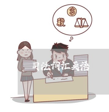 司法词汇英语 司法词汇英语