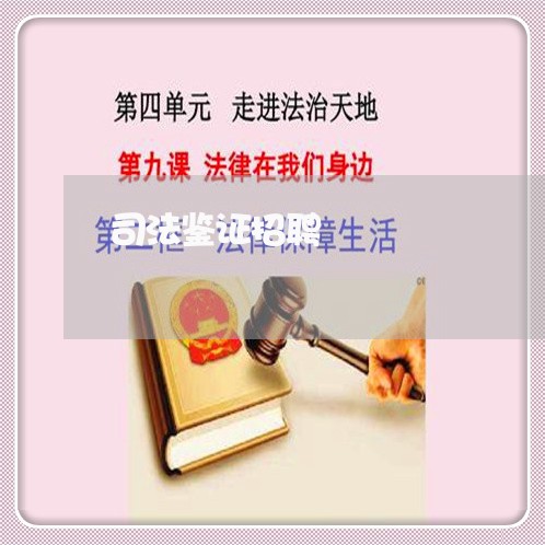 司法鉴证招聘