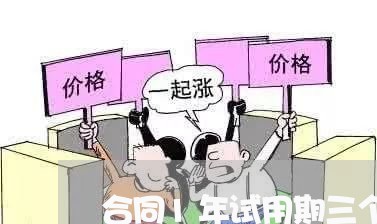 合同1年试用期三个月怎么写/2023061626158
