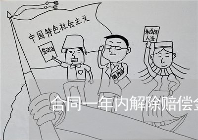 合同一年内解除赔偿金怎么写/2023061664605 合同一年内解除赔偿金怎么写/2023061664605