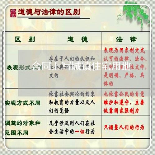合同上写城镇住宅用地/2023011671736 合同上写城镇住宅用地/2023011671736