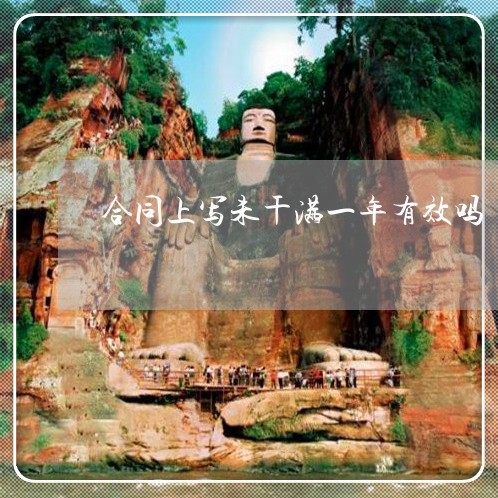 合同上写未干满一年有效吗/2023061924835