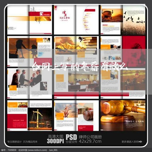 合同上写的年薪有效么/2023011692604 合同上写的年薪有效么/2023011692604