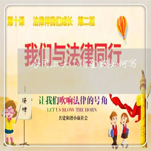 合同上大小写金额如何写/2023060529060 合同上大小写金额如何写/2023060529060